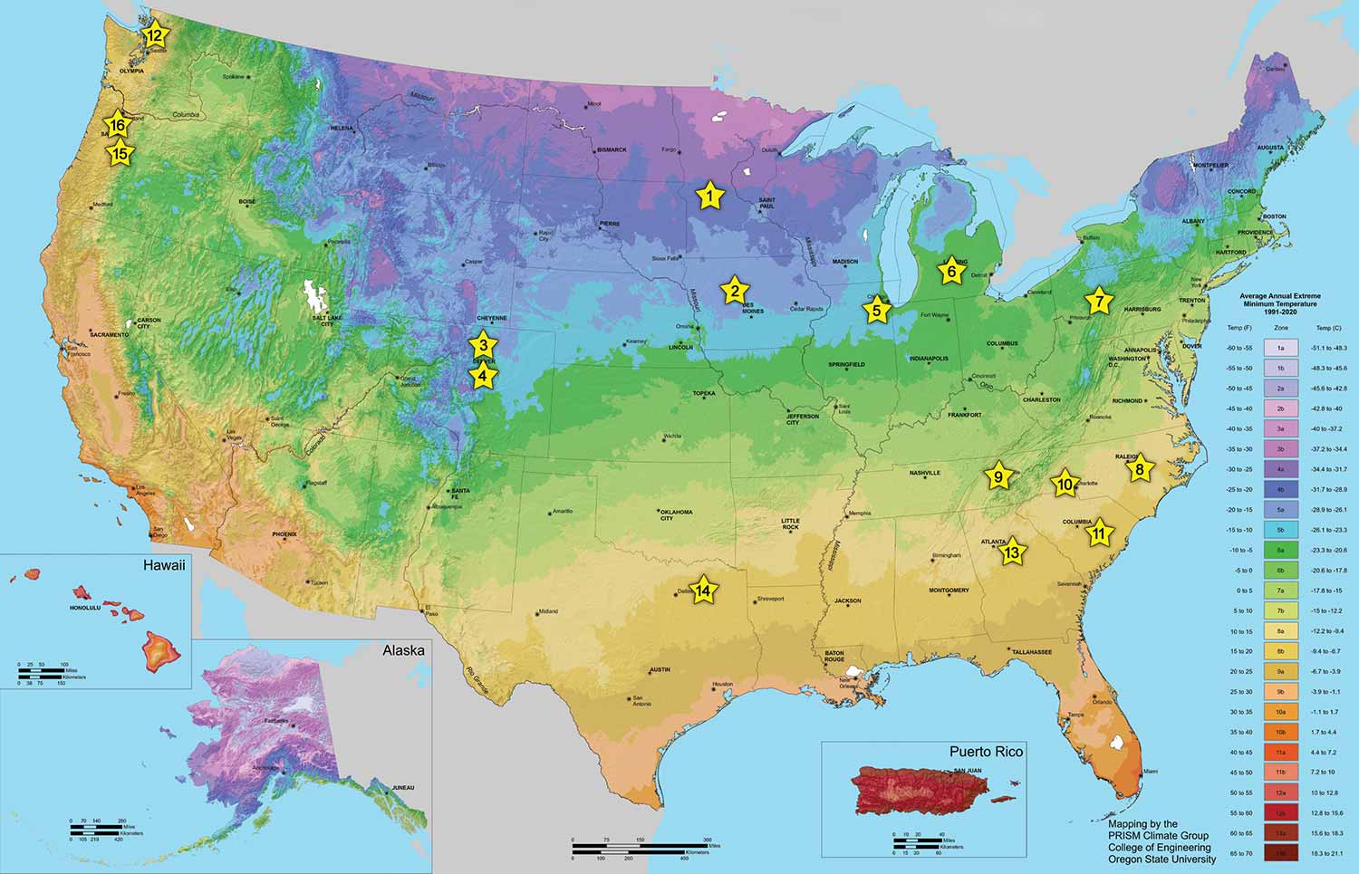 USDA Plant Hardiness Map USDA Plant Hardiness Map